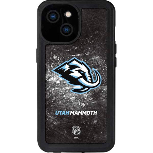 NHL Utah Mammoth Ice Frost iPhone 15 Waterproof Case